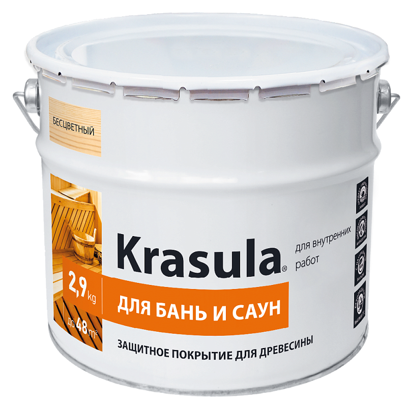 Защитный состав «KRASULA для бань и саун»